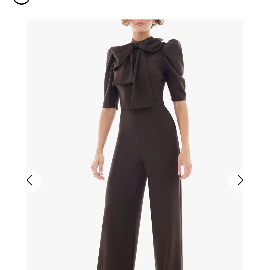 Black Halo Black Jumpsuit